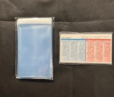 100 Strat-O-Matic Baseball/Basketball Team Sleeves Holds 40 Cards!!!!!