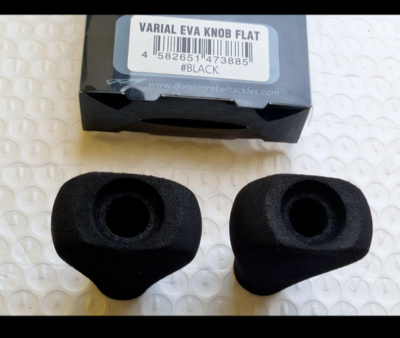 DRT VARIAL EVA Flat Knob Custom Accessories Black for Baitcasting
