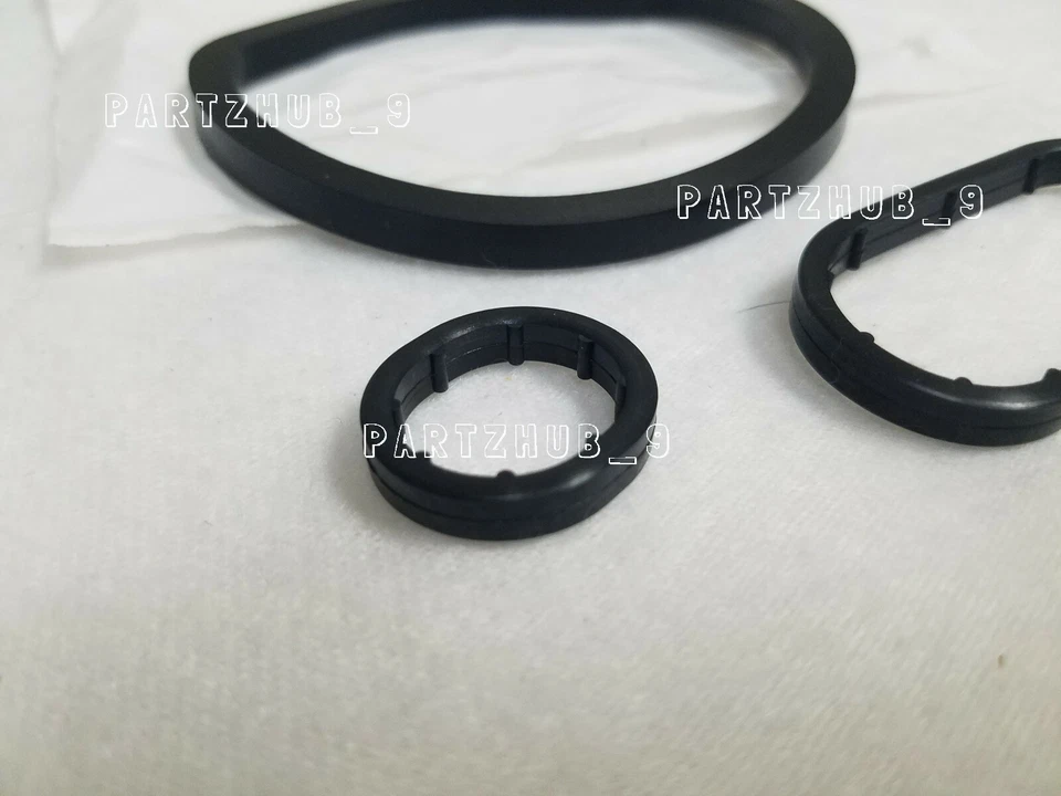 Engine Oil Cooler Seal KIT 112 184 99 61 CRP for Mercedes C280 ML320 CL500 - Image 2 of 4