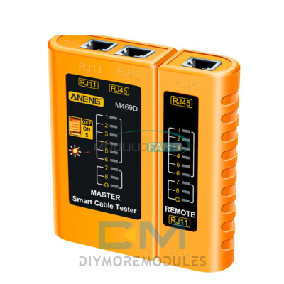 Networks Cable Tester Ethernet RJ45 RJ11 LAN Wire Telephone Cable Testing Tool E