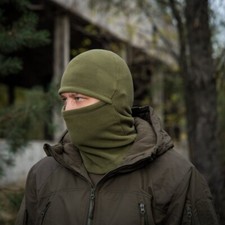 Ukraine army Men Women Face Mask Winter Warm Cap Balaclava microfleece olive