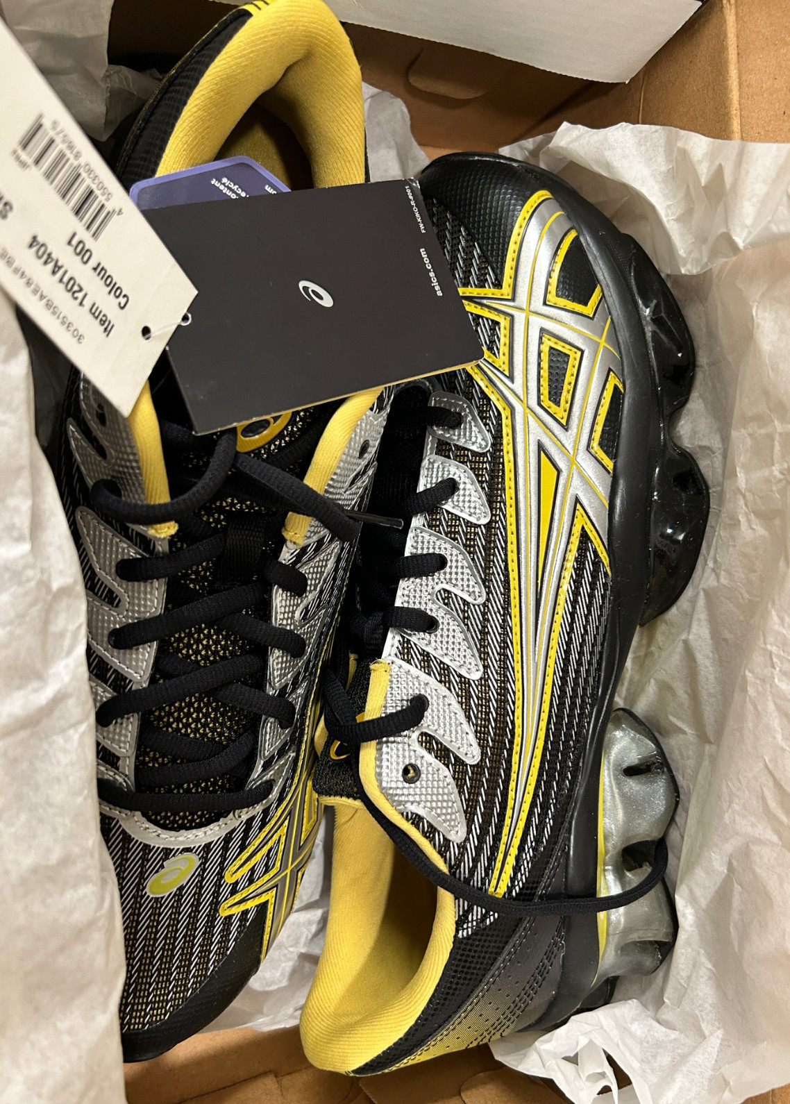 ASICS Gel-Quantum Levitrack Kiko Kostadinov Black Yellow size UK 9 / US 10 image 2