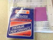 New Royze Carburetor Tune Kit SO-76K for Plymouth Arrow, Champ, Sapporo, Colt