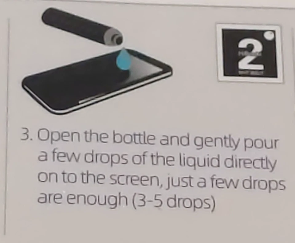 Liquid Cellphone Screen Protector Scratch Resistant 9H Hardness 7TECH No Bubbles - Image 4 of 4