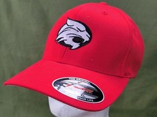 Red Baseball Flex Fit Cap Hat L/XL by Port Authority