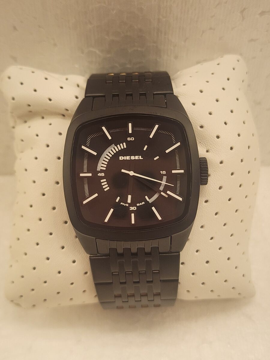 Diesel Black Tone Stainless Steel White Markings Dial Diesel Black Tone Stainless Steel White Markings Dial