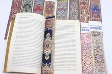 100 Miniature Woven Carpet Bookmarks, Turkish Kilim Rug Carpet Design