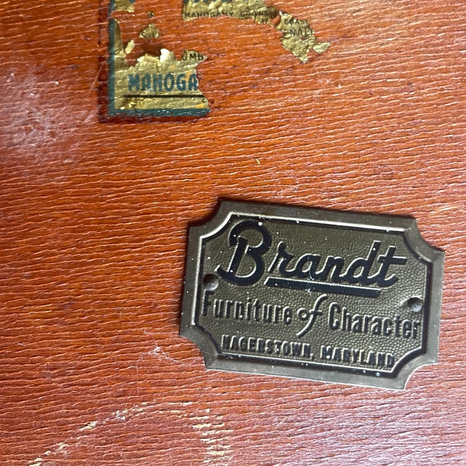 Mesas Anidadoras MCM Vintage Años 50 Brandt Madera Caoba Marrón Mediados de Siglo Modernas Foto 2 de 4