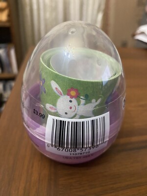 Stickety Doo Da Stickers  EASTER EGG with 6 ft roll Bunny Flowers Chicks