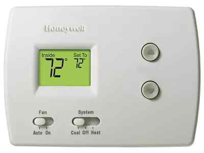 Honeywell Home Pro 3000 Thermostat Digital Non-Programmable 1 Heat/1 Cool