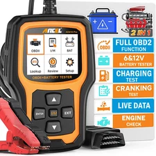 ANCEL AD410 PRO Car OBD2 Scanner Engine Diagnostic Tool with Battery Health Test