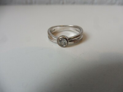 Bague En Argent Massif Pierre Lang Taille 53 (6)