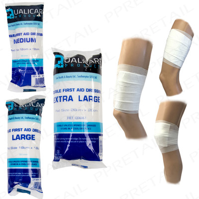 EVERLIT Post-Surgical Dressing 5-Pack - Waterproof Adhesive Bandage 4x12 Inch For Wound Care