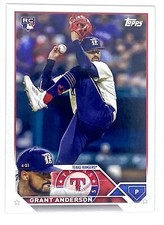 2023 Topps Update GRANT ANDERSON Texas Rangers NM/MT ROOKIE card #US141!