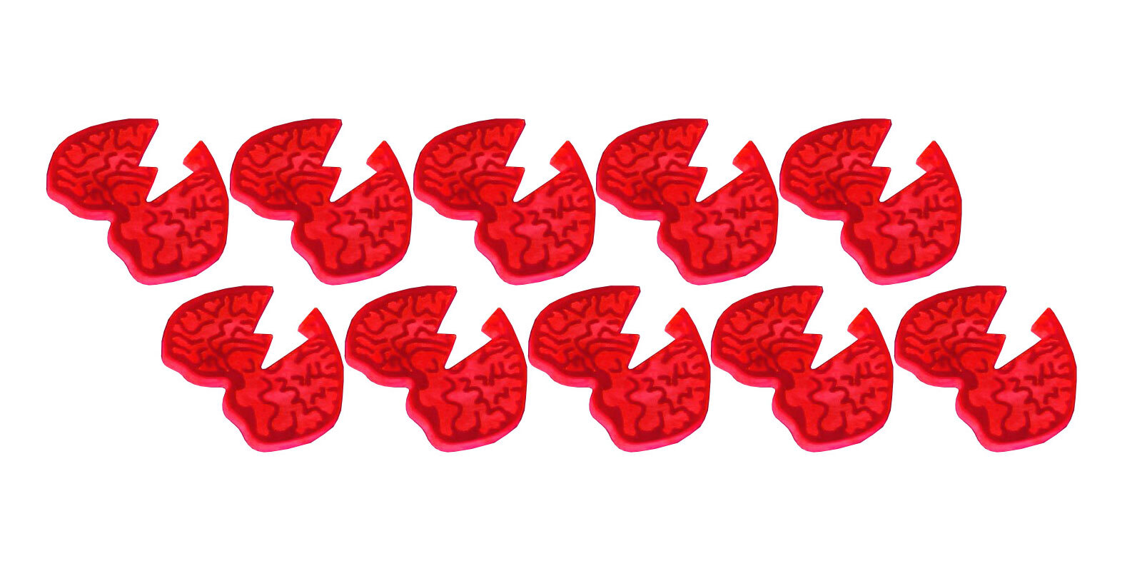 Маркеры повреждения мозга хакером LITKO Net, флуоресцентно-розовые (10)