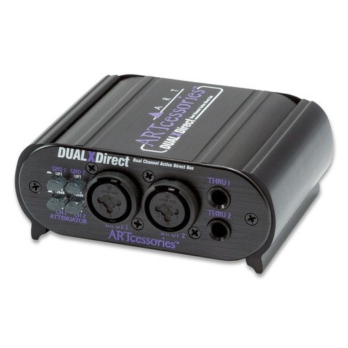 ART DUALXDirect 2-Channel Professional Active Direct Box Dual X-Direct DI Stereo