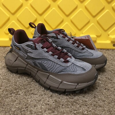 Reebok Zig Kinetica 2.5 Edge Pure Grey 100034215 Sneaker Men s Size 7
