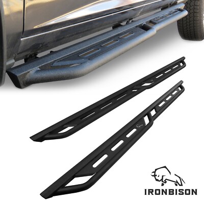 For 2022-2026 Toyota Tundra CrewMax Running Boards Side Steps Nerf Bars Black