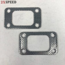Twin Universal T3 T3t4 T35 T38 Gt35 Gt35r Turbo Manifold Gasket 4-bolt Civic Twin Universal T3 T3t4 T35 T38 Gt35 Gt35r Turbo Manifold Gasket 4-bolt Civic