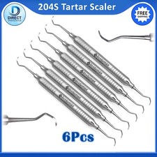 Sickle Scaler 204S Dental Hand Instruments Pro Periodontal Pick Hygiene Tool