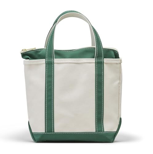 L.L.Bean Boat and Tote Bag Zipper Top Small 8L Dark Green | eBay