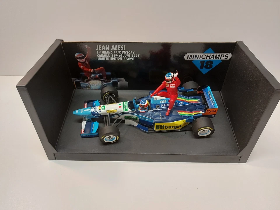 F1 Formula 1 Alesi first win Schumacher B195 1995 Minichamps 1:18 - Immagine 2 di 4