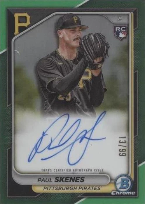ポール スキーンズ 直筆サイン 2024 Topps Bowman Chrome 2024 Bowman Chrome - Paul Skenes #CRA-PS for sale | eBay