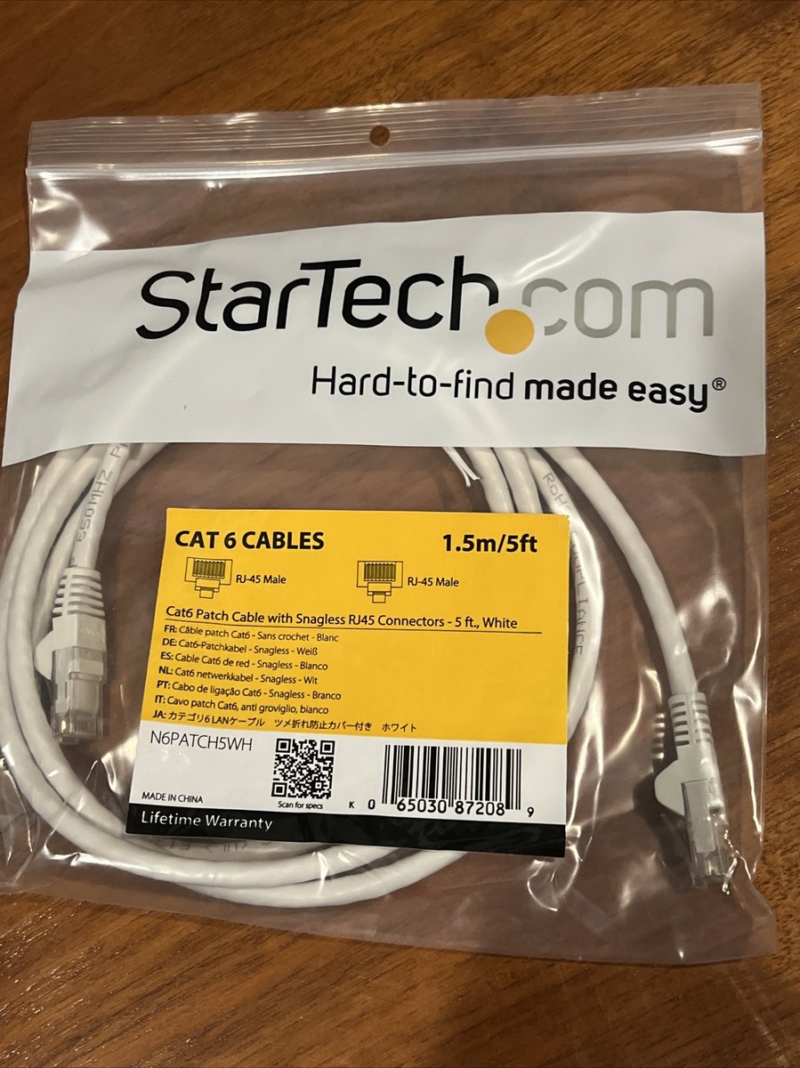 Cavo Patch Ethernet CAT6 – Lunghezze 3, 5 O 10 Piedi – Prodotto Negli USA Da Superior Essex