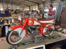 Vintage Lenaerts Belgium "Mini" INDIAN Kiddie Carnival Ride Motorcycle--RARE!