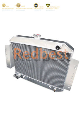 CU1585 Alu Radiator 3 Row For 80-91 JEEP J10 J20 CHEROKEE GRAND WAGONEER 5.9L V8