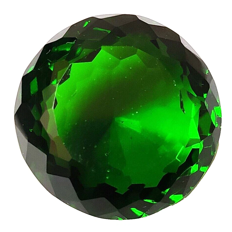 AAA+ Large Green Moldavite 73.55 Ct. Round Cut Loose Gemstone for Ring & Pendant - Image 2 of 4