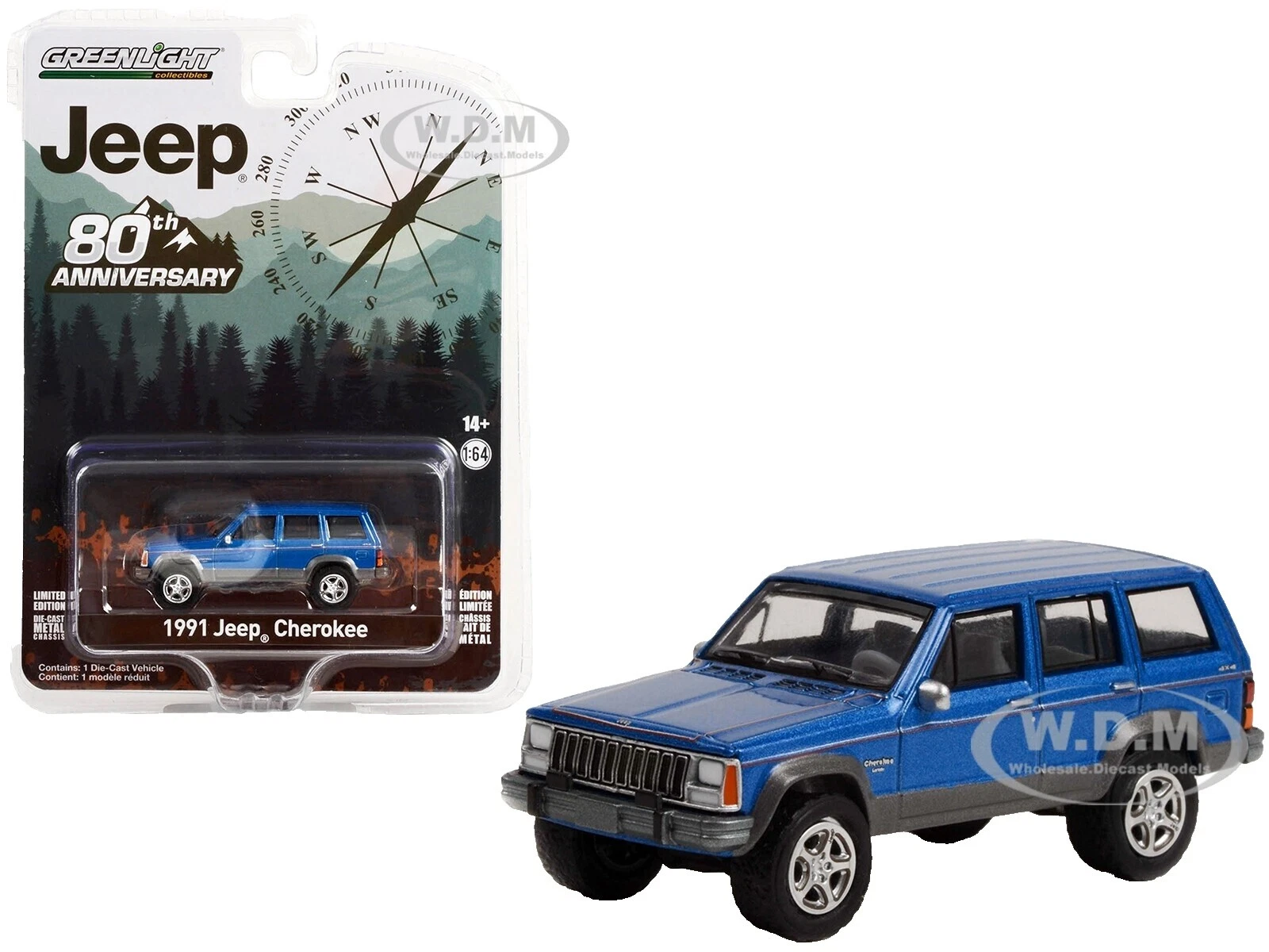 Greenlight Jeep contemporáneo fabricación de coches diecast