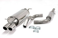 TA Technix Edelstahlanlage 2X80Mm Passend FüR Seat Leon 1.8T Typ 1M