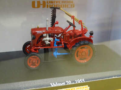 Trecker Valmet 20 mit Mähwerk in Rot ~ UH Country ~ 1:43- Spur 0 ~ NEU/OVP