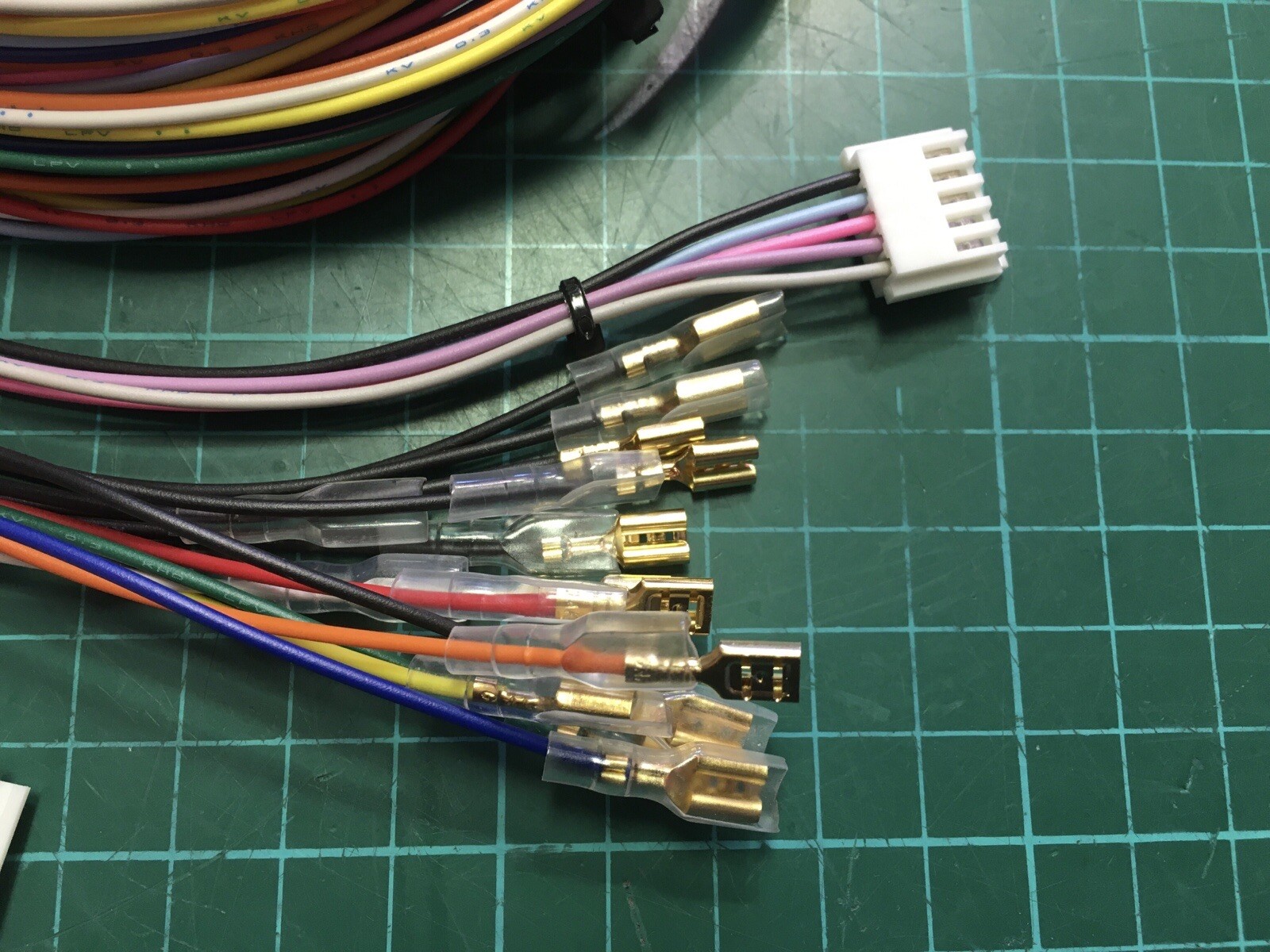 Câble Capcom CPS2 DAD-001A avec cosses de 4,8mm pour borne arcade