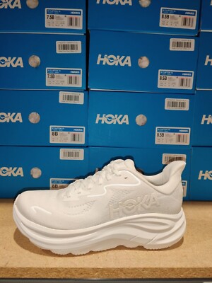 Hoka One One Clifton 10 White 1162031-WWH Women's Size New | eBay