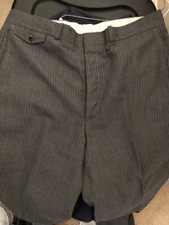 Wm. F. Farah Vintage Men's Grey 5 Pocket Pin Stripe Dress Pants Size 34x31
