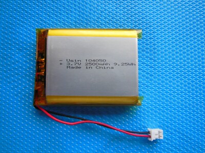 Akku Lipo 2500mAh 3.7V Stecker PH 2.0  2 pin PCB