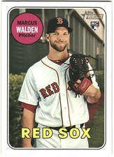 2018 Topps Heritage High Number Marcus Walden Rookie Boston Red Sox #605