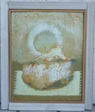 Modern Impressionism Abstract Painting, Unidentified Artist Signed