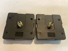 Lot Of 2 Quartex High Torque Quartz Clock Movement, up to 1/4" Thick Dials 1 AA