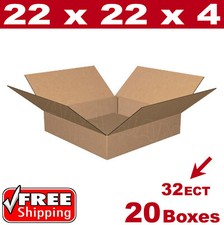 20 - 22x22x4 Cardboard Boxes Mailing Packing Shipping Box Corrugated Carton