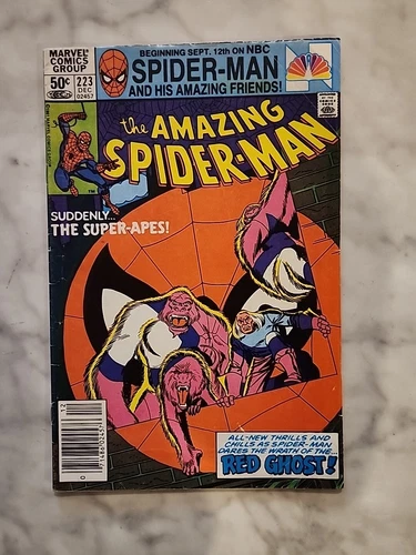 Amazing Spider-Man # 223 1981 FN "And Now... The Super Apes!"