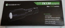 Emergency LED Flashlight Kit - EcoGear FX TK130 Kit - 5 Light Modes, High Lum...