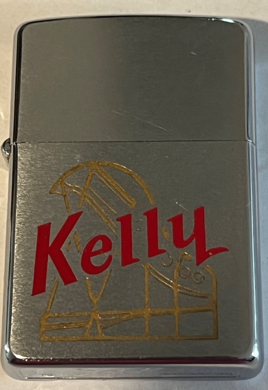 Vintage 1973 Brand New Unfired Brushed Chrome Zippo "Kelly"