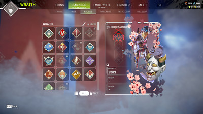 4 HEIRLOOM:Wraith,Octane(2 Prestige) |Apex Lgends Account lvl 388| FULL ACCESS
