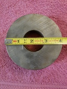 Disc Round 4.035"x1.125" Lathe Stock Stainless Steel Non Magnetic 4.38lb Washer