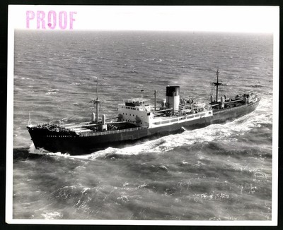Fotografie Frachtschiff Baron Berwick bei leicht rauer See 