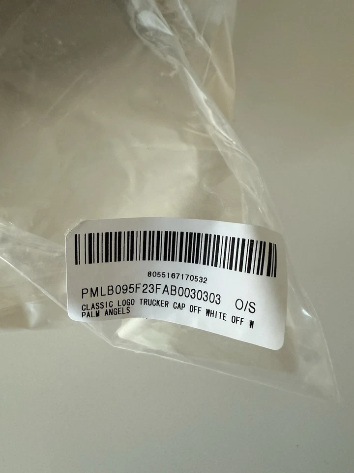 Gorra de camionero Palm Angels con logotipo clásico blanca talla única Foto 2 de 3