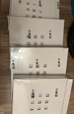 4 IKEA Lekman Aufbewahrungs Box NEU OVP weiß Regaleinsatz Kallax Expedit Regal